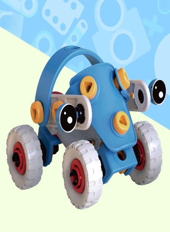 Lefan STEM Building Toys for Kids Learning Building and Educational Toys Construction Engineering Kit Toy Creative Learning Activities for Boys Girls Puzzle Assembly Car Kit (Steam Excavator 121-6) - Image 4